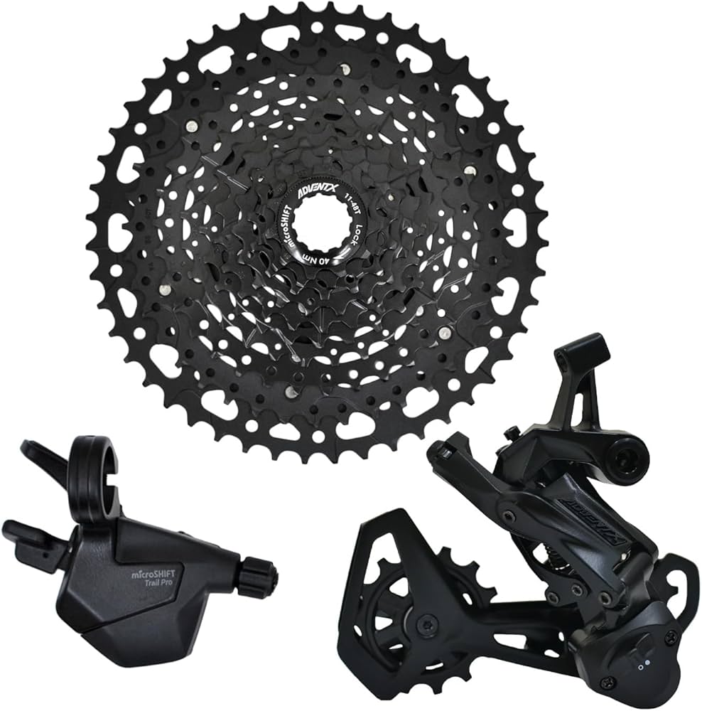 Amazon | microSHIFT ADVENT X 1x10 Speed 11-48T MTB Groupset