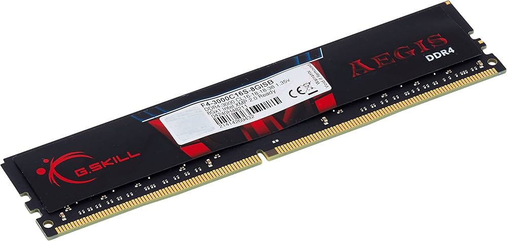 G. Skill [Aegis DDR4] F4-3000C16S-8GISB : Amazon.se: Electronics