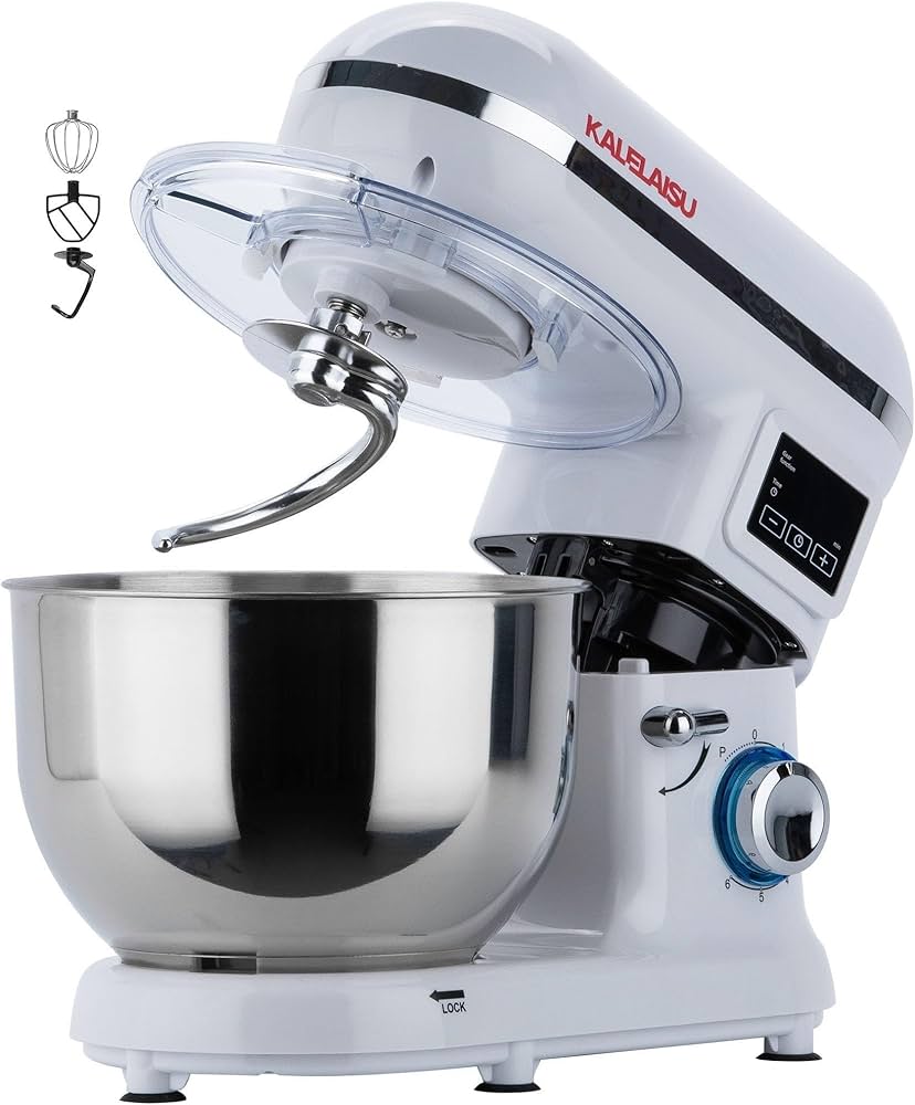 Amazon | KALELAISU 卓上型ミキサー スタンドミキサー 5.5L大容量 7
