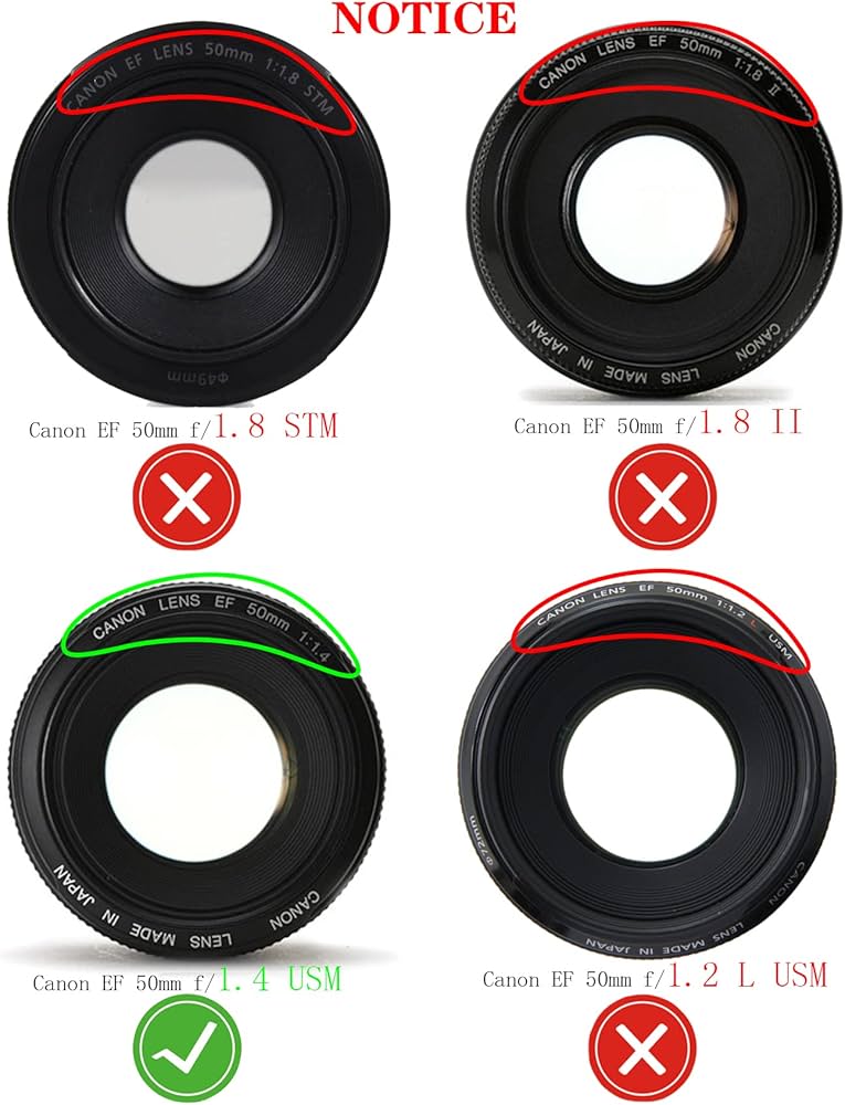 Amazon.com : HUIPUXIANG 50mm Lens Hood (ES-71) for Canon EF 50mm f