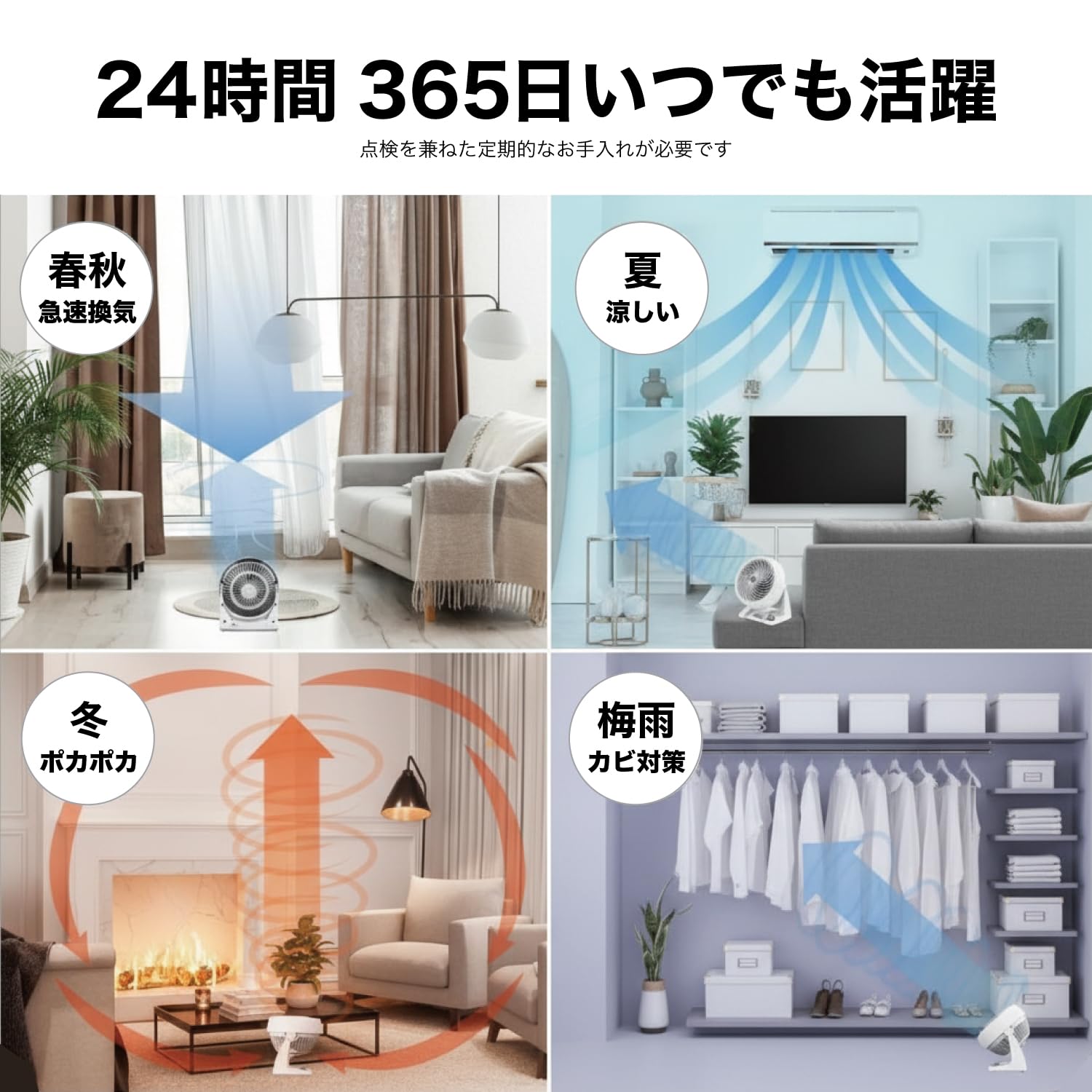 Amazon | ボルネード サーキュレーター DC 45畳 大風量 弱静音 無段階