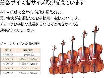 Amazon | カルロジョルダーノ チェロアウトフィット SC-100 1/4