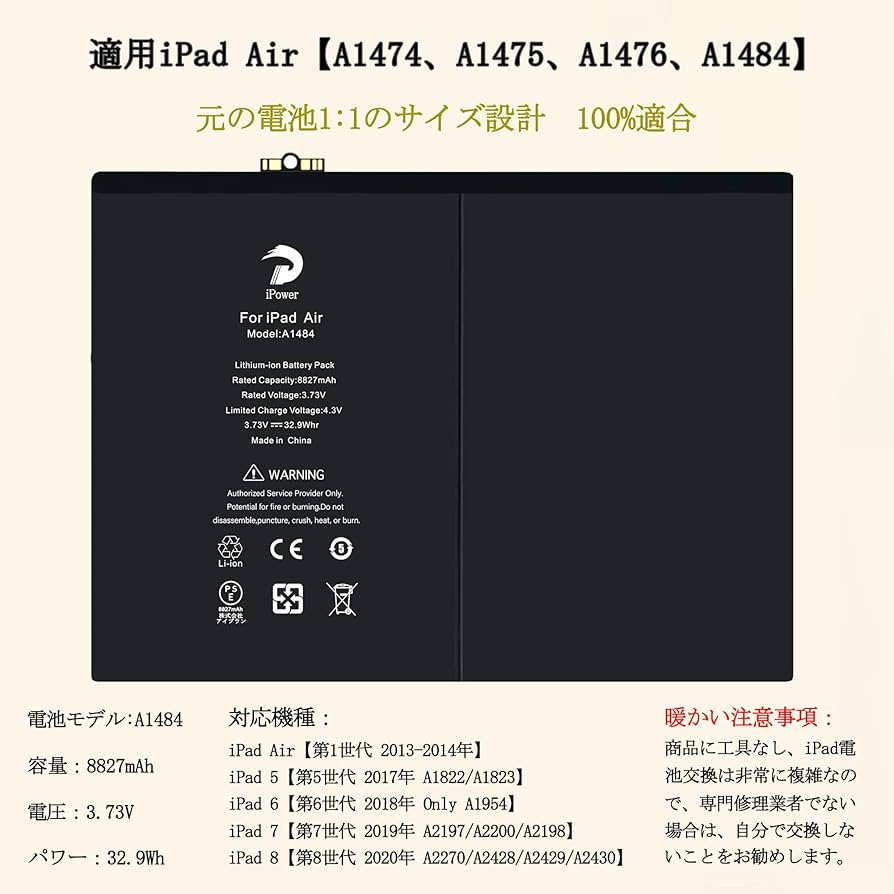 iPad Air 2025年モデルM3チップ バッテリー100%充電回数0回 iPad Air