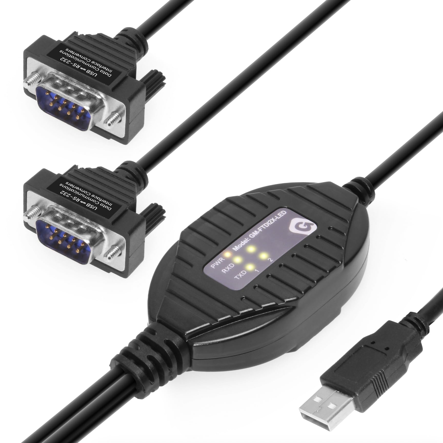 Amazon.com: Gearmo 2-Port Professional USB 2.0 to Serial Converter