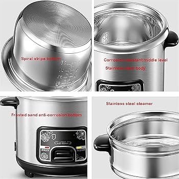 Amazon.co.jp : 炊飯 器 - せいろ付き炊飯器、炊飯器兼蒸し器保温機能