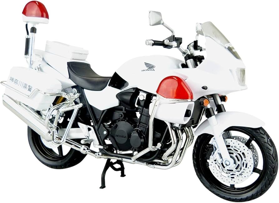 Amazon.co.jp: スカイネット 1/12 完成品バイク CB1300P (白バイ
