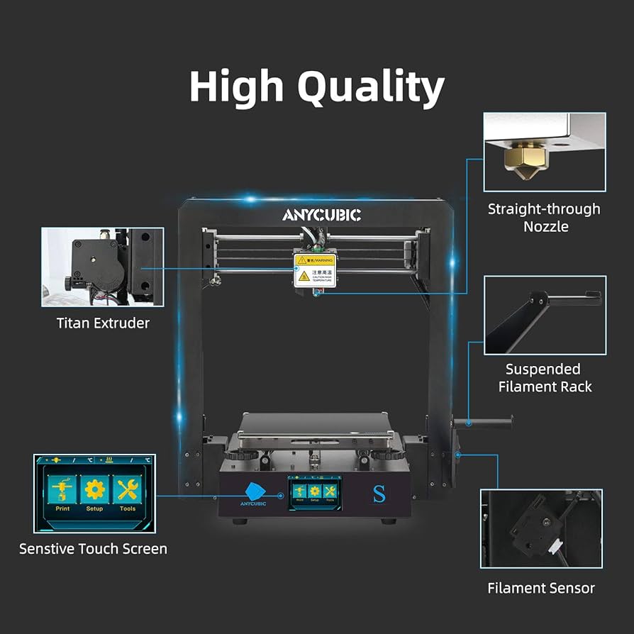 Amazon | ANYCUBIC 3Dプリンター MEGA S | 3Dプリンタ本体 | 産業