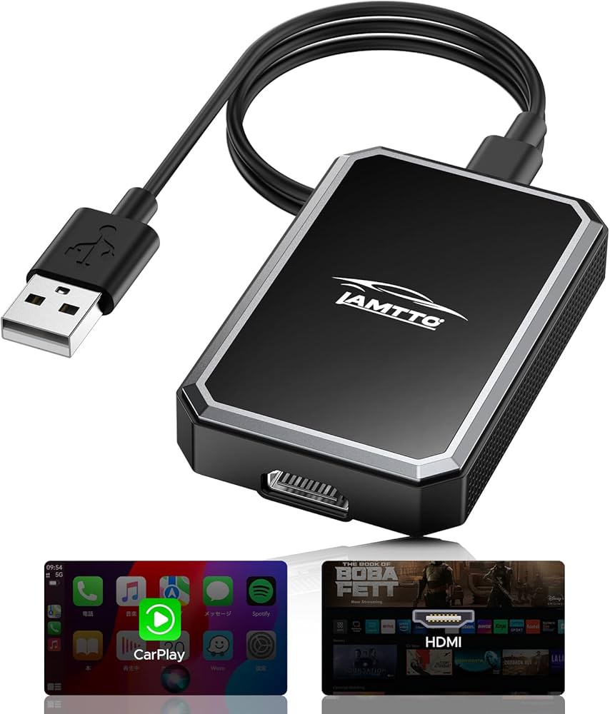Amazon.co.jp: LAMTTO ワイヤレス CarPlay アダプター (兼用テレビ