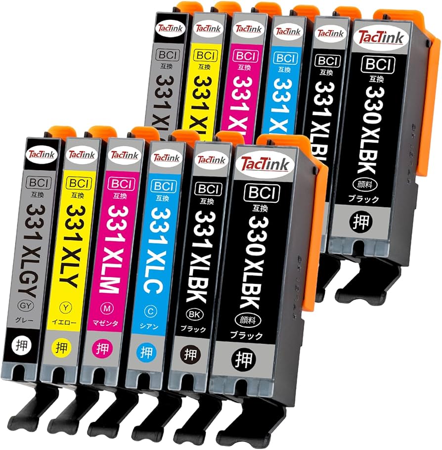 Amazon.co.jp: TacTink BCI-330XL BCI-331XL キャンノ インク 331 330