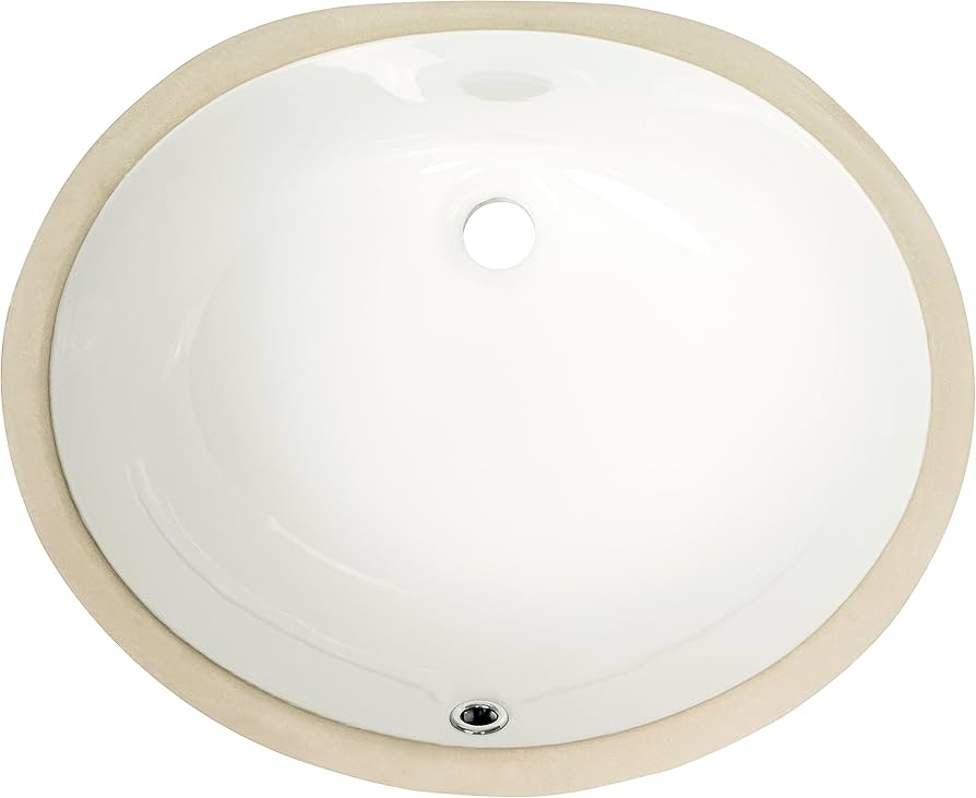 MSI 19.5” (L) x 16.0” (W) x 8.125” (H) Oval Porcelain Ceramic