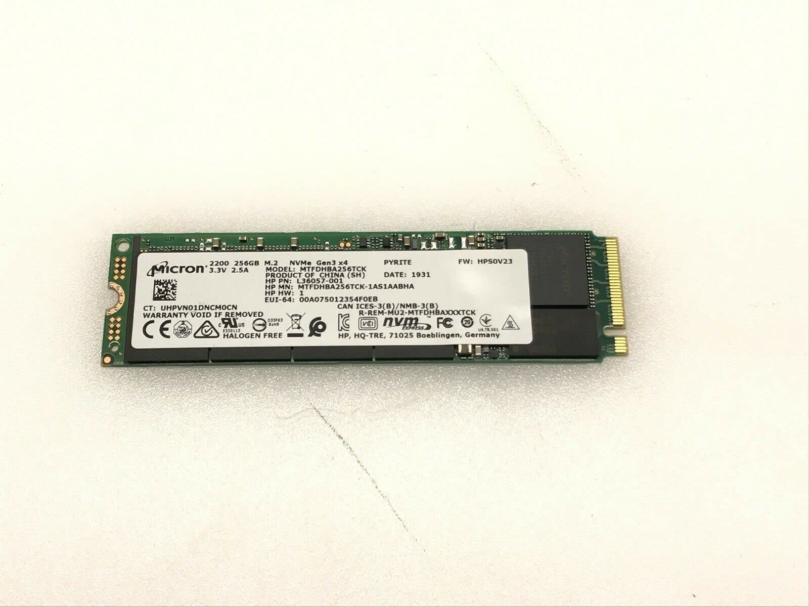 Amazon | Oydisen Micron 256GB PCIe NVMe M.2 2280 SSD 内蔵ソリッド