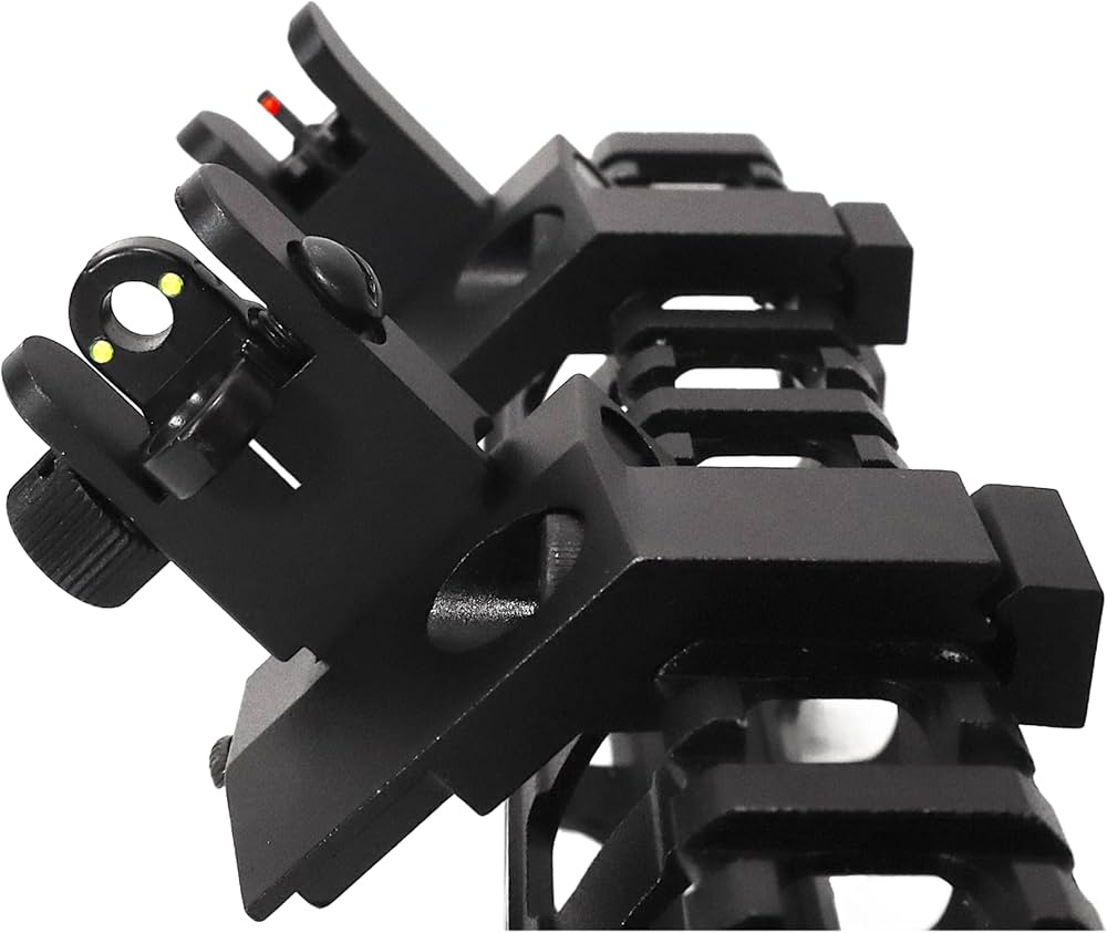 Amazon.co.jp: ChaosAirsoft 45°オフセットサイト 可倒フリップアップ