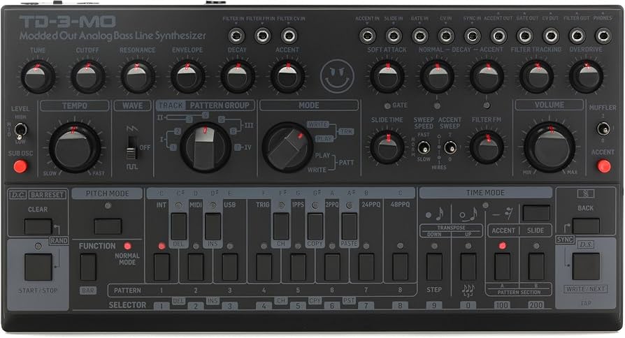 Amazon | Behringer TD-3-MO-BK アナログベースラインシンセサイザー