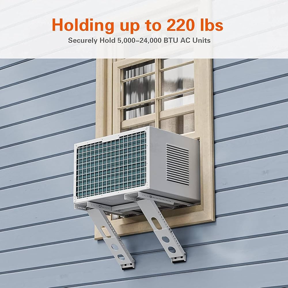 Amazon.co.jp: エアコン室外ユニット用据付架台 窓用エアコン