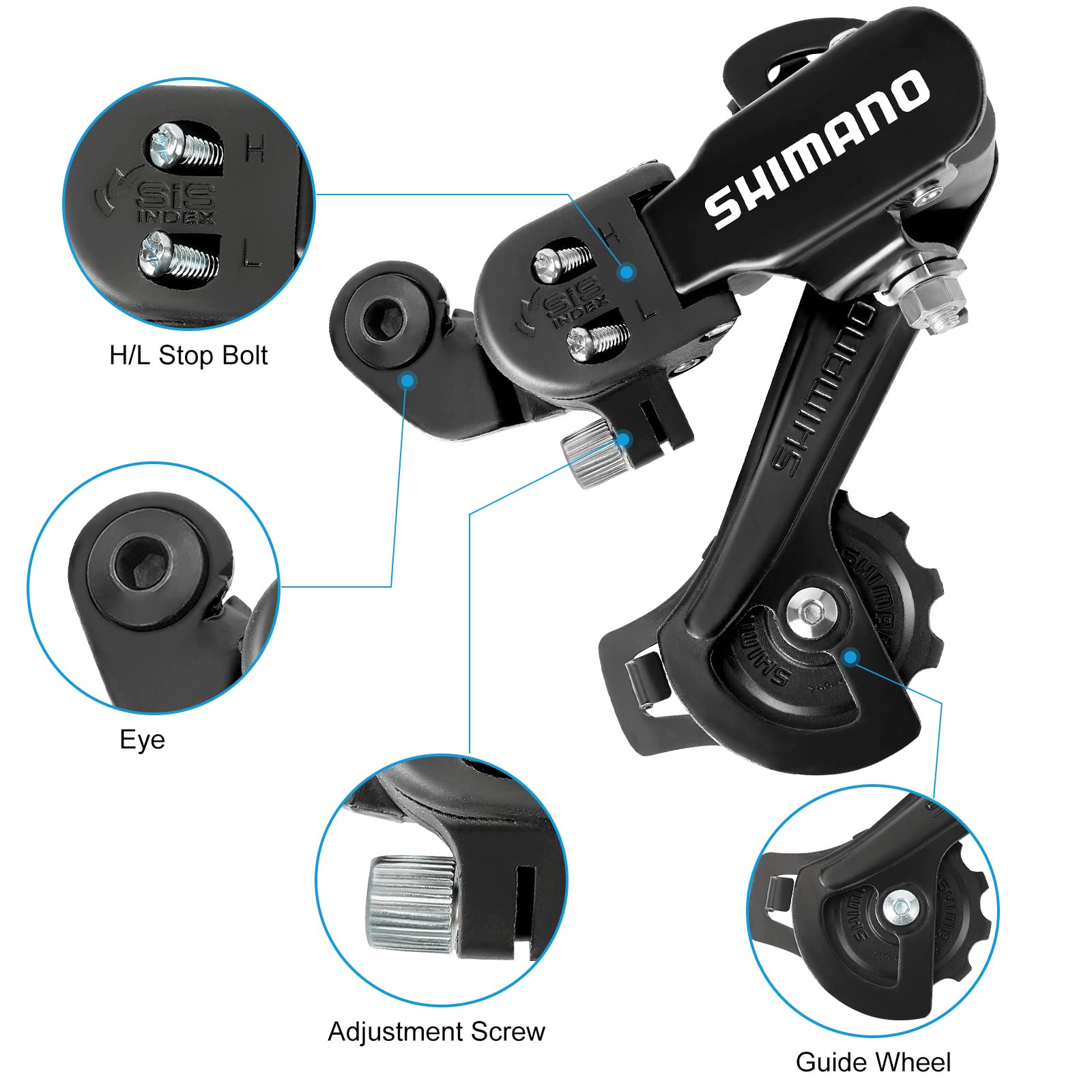 Amazon.com : Huazu Rear Derailleur for RD-TZ31-A, Bike Parts Gear