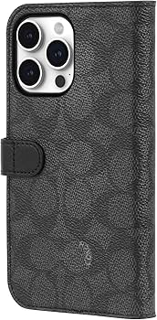 Amazon.co.jp: [Coach] iPhone 15 Proケース 手帳型 Folio Case 正規品