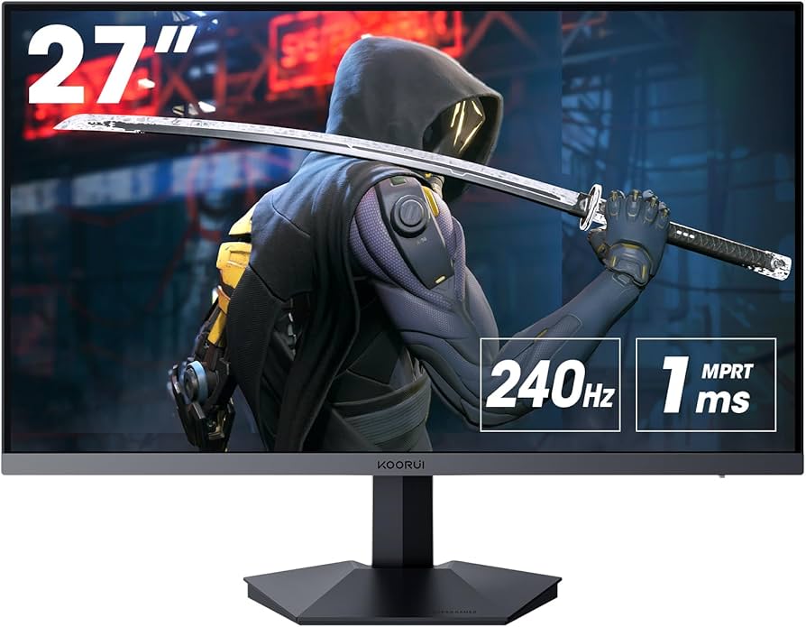 Amazon.com: KOORUI 27 Inch Gaming Monitor 240hz, 1ms, FHD