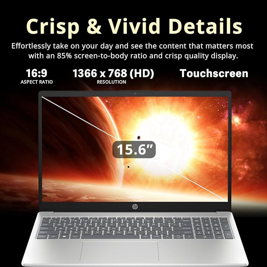 Amazon.com: HP 15.6 Portable Touchscreen Laptop - Windows 11 Pro