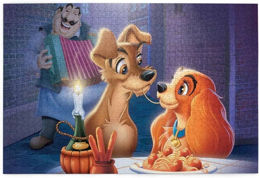 Amazon.co.jp: パズル わんわん物語(1) アニメ ジグソーパズル 1000