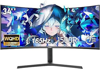 Amazon.co.jp: AESNO 34インチゲーミングモニター UWQHD(3440*1440