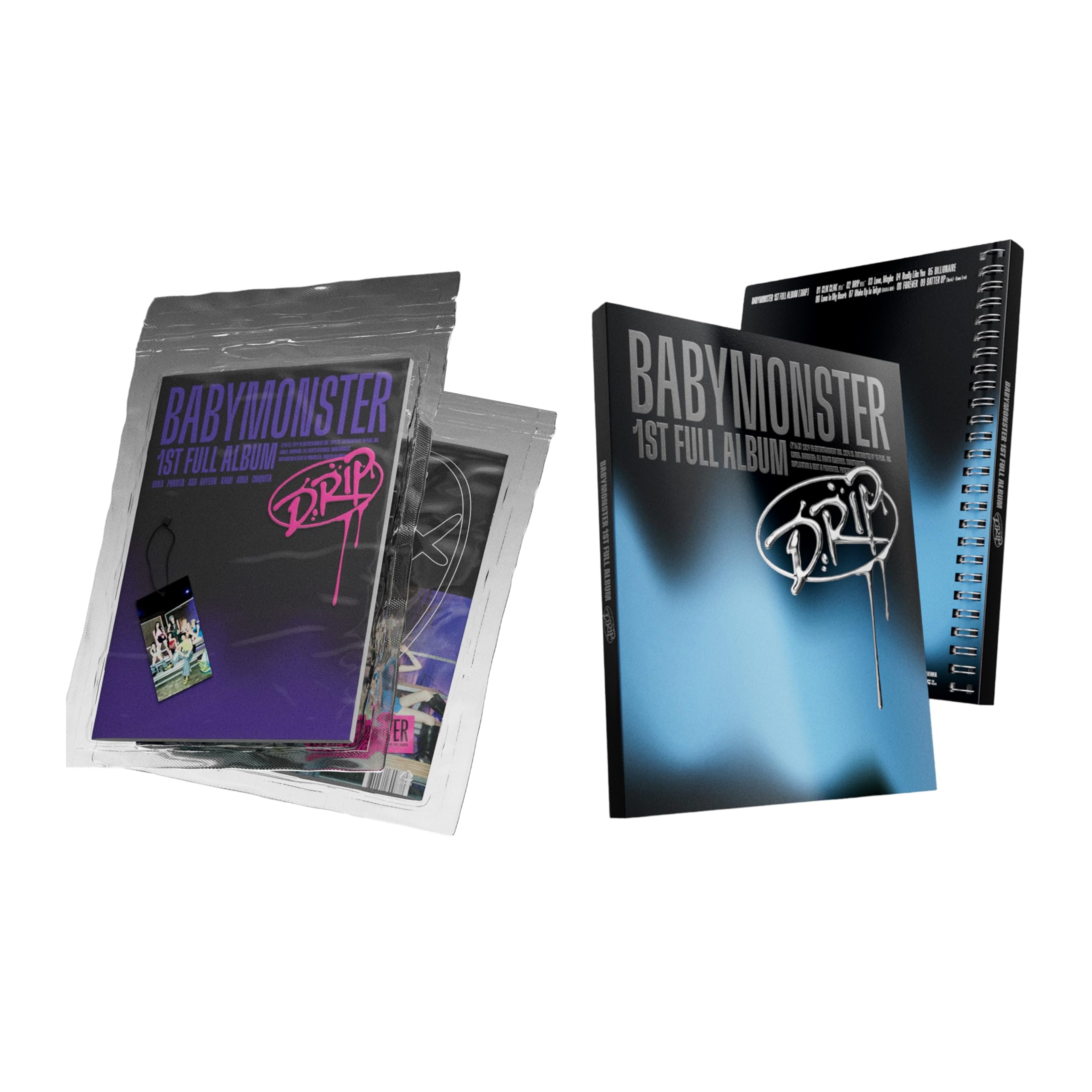 Amazon.com: BABYMONSTER 1st FULL ALBUM [DRIP] Photobook SET