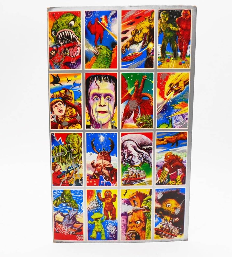 Amazon | 1960年代メンコ 面子シート 特撮 和洋怪獣＆怪人 東宝怪獣