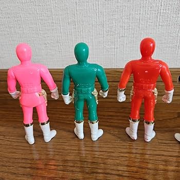 Amazon.co.jp: 超力戦隊オーレンジャー、ソフビ5体 : おもちゃ