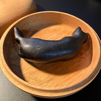 Amazon.co.jp: 使用感少 MIKIMOTO 猫の南部鉄器 ペーパーウェイト 文鎮
