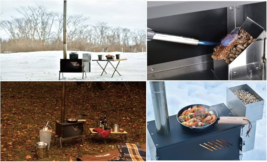 Amazon | UNIFLAME ユニフレーム UF ペレット ストーブ ＆ UF ギア