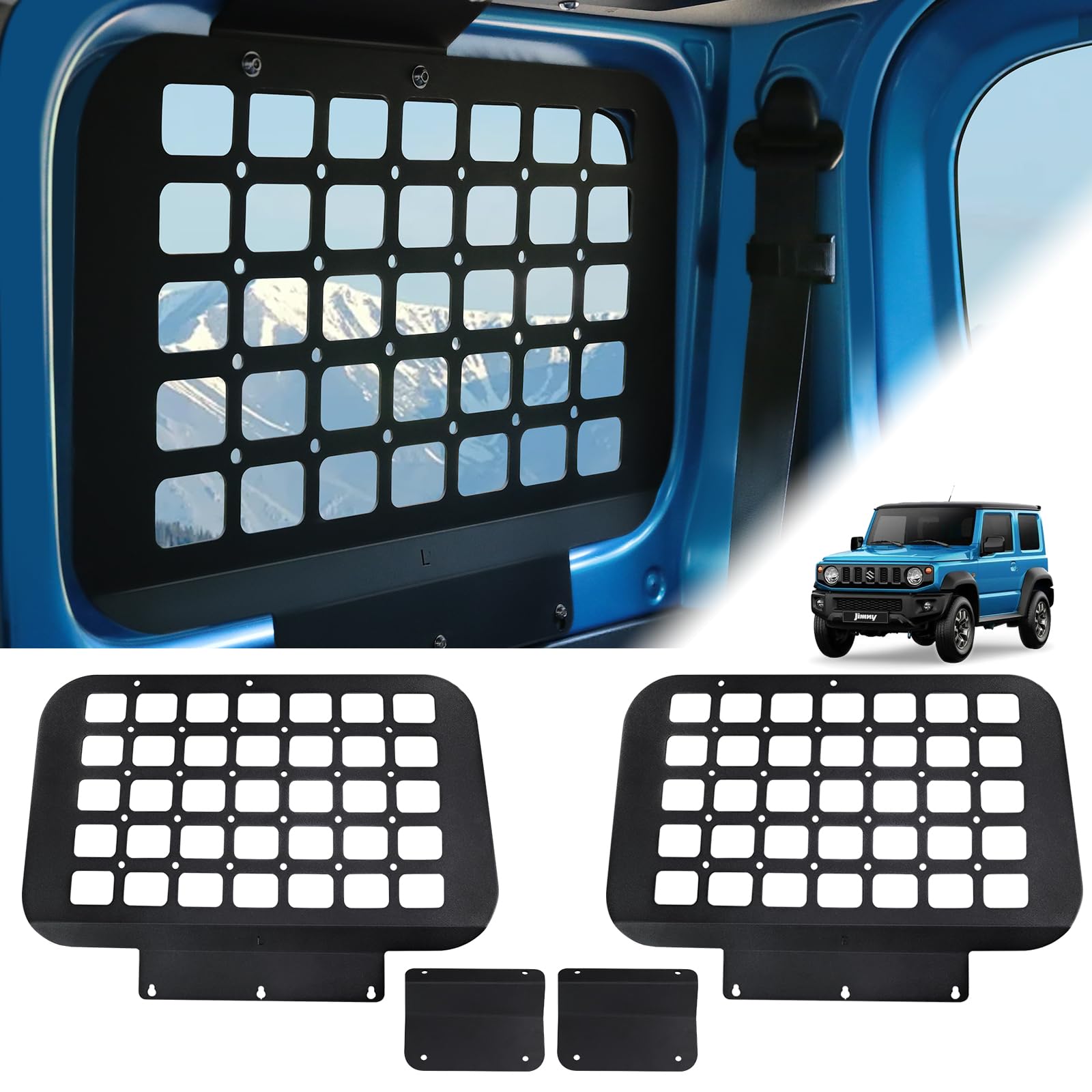 Amazon.co.jp: AMWMORVジムニー トランク拡張棚 JB64 ジムニー収納