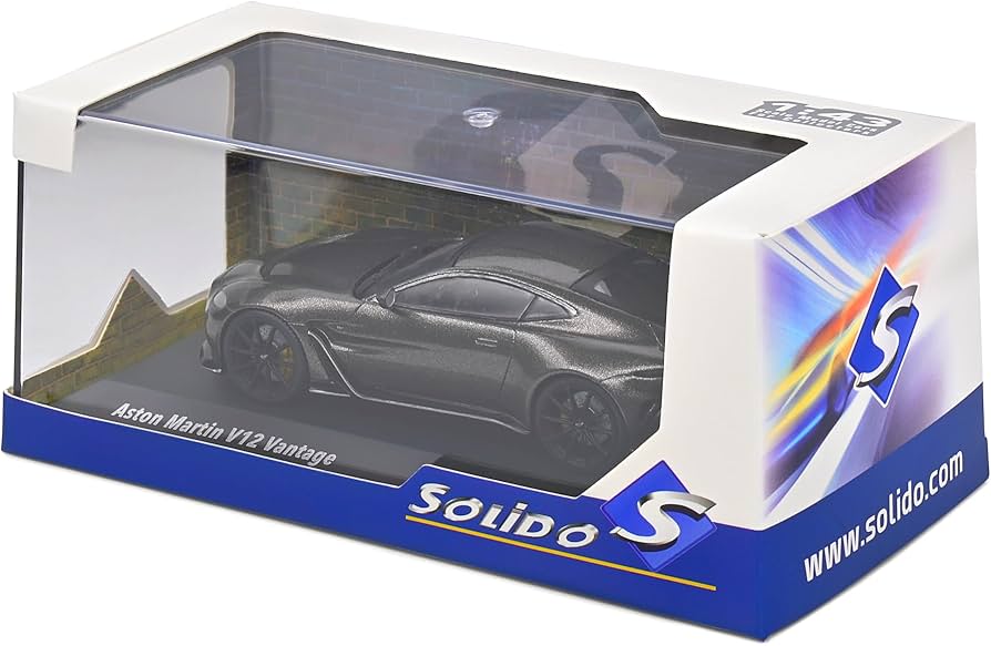 Amazon.com: Solido Model Car Scale 1:43 Aston Martin V V12 Grey
