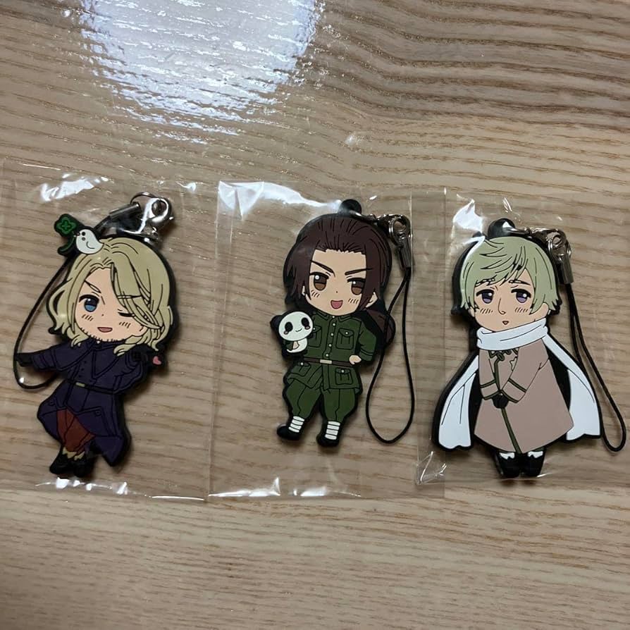Amazon.co.jp: ヘタリア ラバーストラップ フランス 中国 ロシア : ホビー