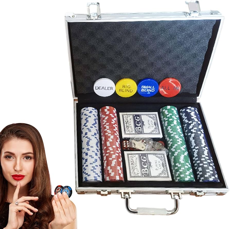 Amazon | テキサス ホールデム用ポーカー チップ セット