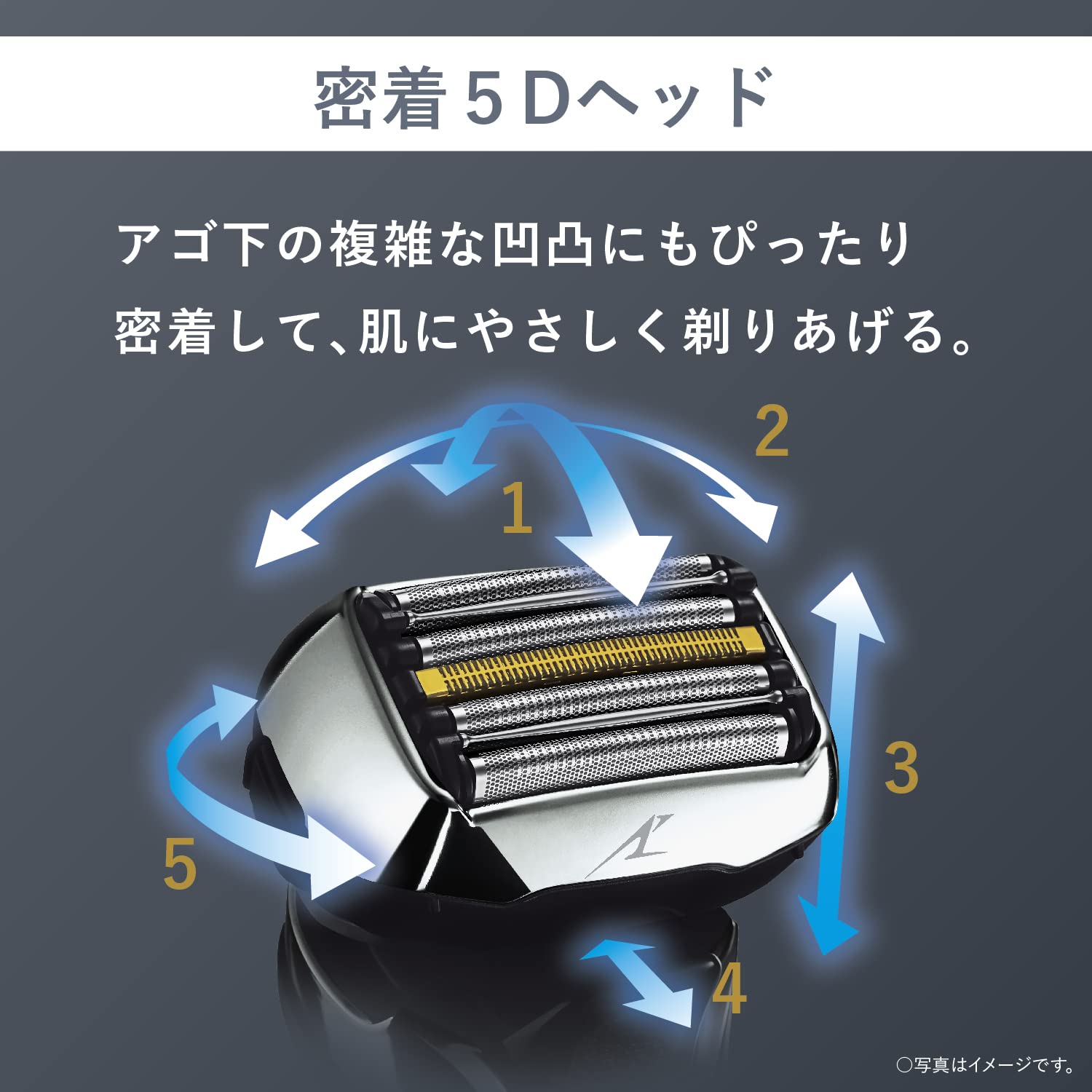 Panasonic ES-LV9W-S LAMDASH PRO Linear Motor 5-Blade Fully