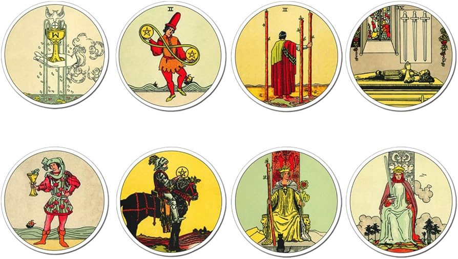 Amazon.co.jp: ニチユー（Nichiyu）タロットカード 78枚 ウェイト版 丸