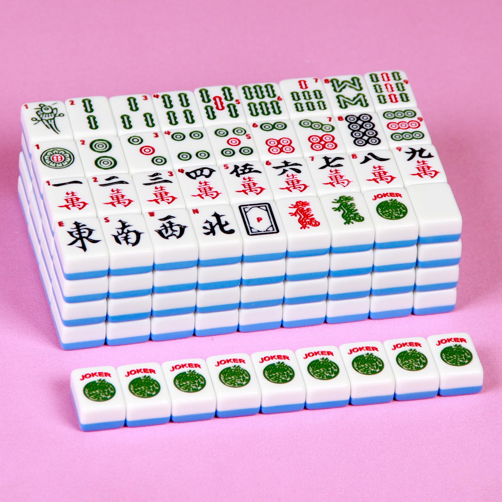 Amazon.com: YINIUREN Travel Mahjong Set 24MM American Mahjong Set