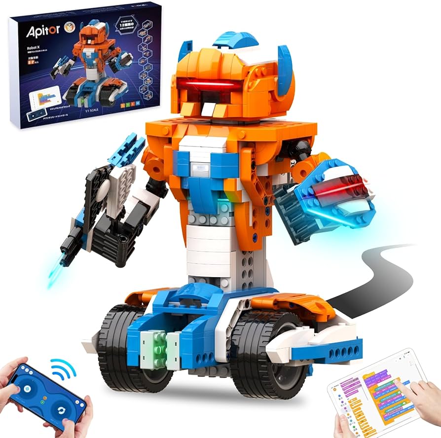 Amazon | Apitor Robot X 新規 プログラミング ロボット 子供の