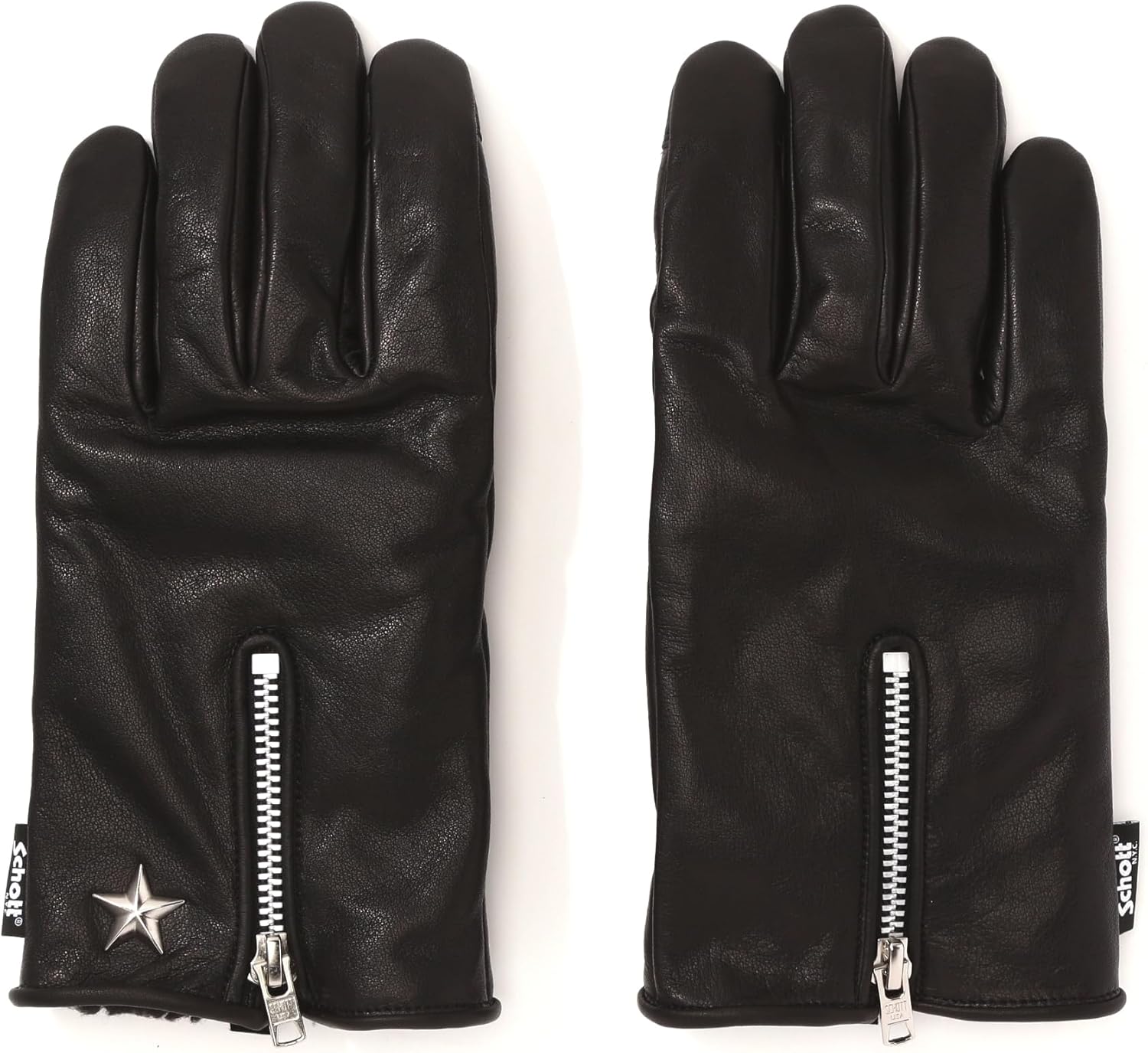 Amazon.co.jp: 【Schott】【ショット】 WINTER ZIP GLOVE ウィンター