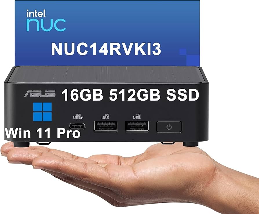 Amazon.com: Intel NUC 14 Pro Slim Kit Mini PC (Intel Core i3 100U