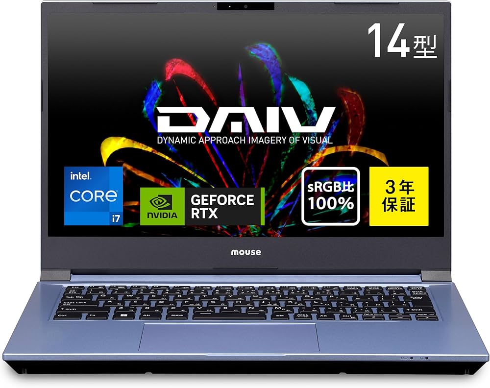 Amazon | mouse 【RTX 4060搭載 / 3年保証】 クリエイター ノート