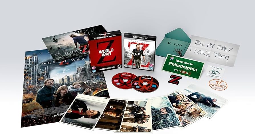 Amazon.com: World War Z [4K UHD + Blu-ray] Collector's Edition