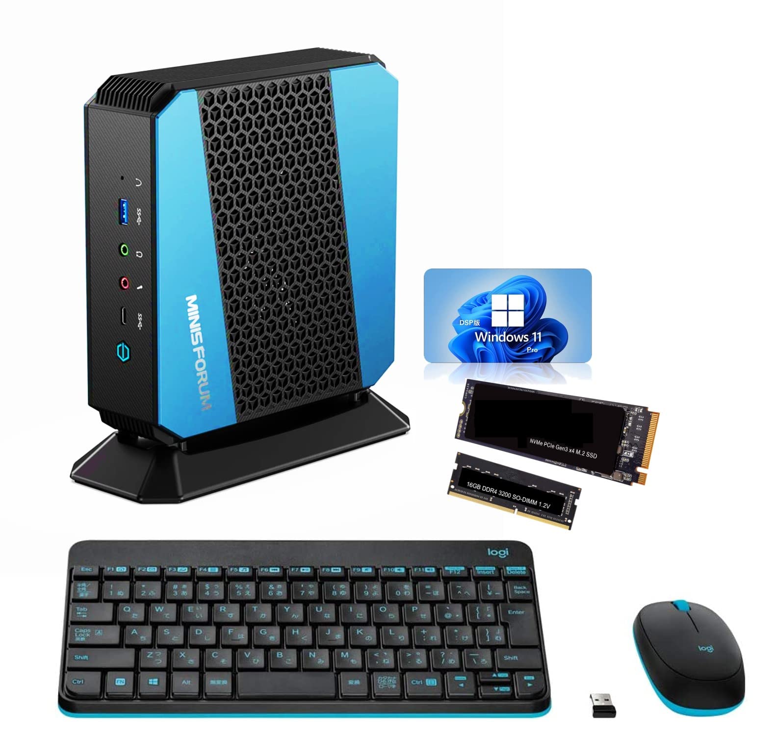 Amazon | MINISFORUM EliteMini HX90 (AMD Ryzen 9 5900HX 8コア/16