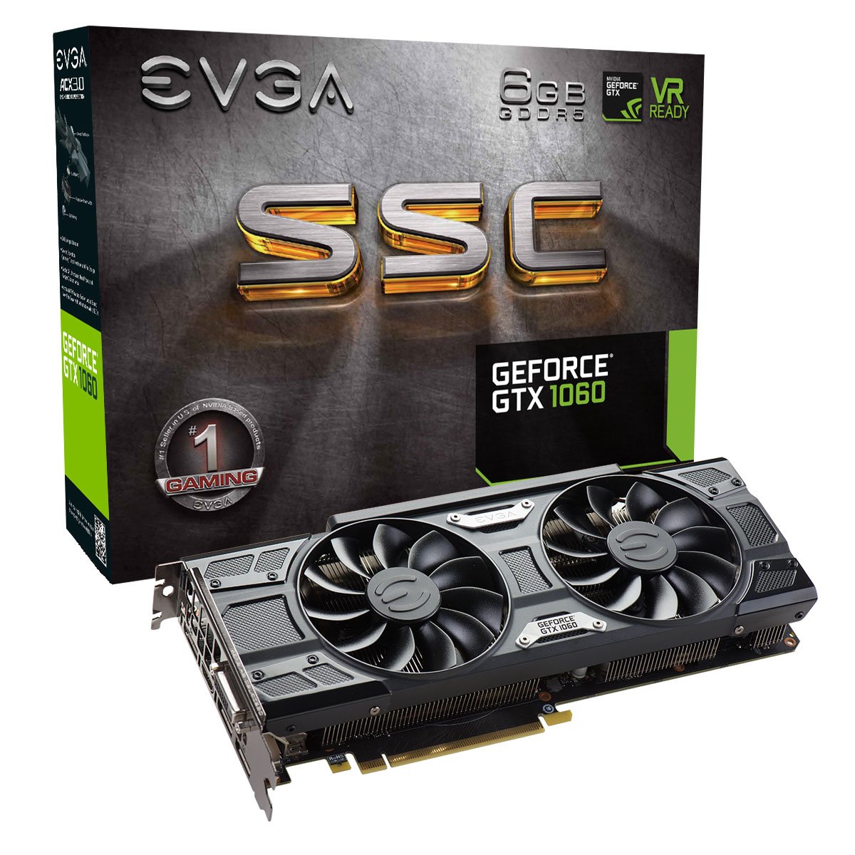 Amazon.com: EVGA GeForce GTX 1060 SC GAMING, ACX 2.0 (Single Fan