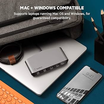 Amazon.com: Belkin Thunderbolt 3 Dock Mini HD With Cable - Usb C