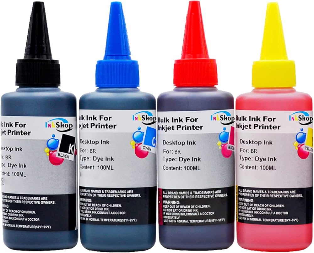 Amazon.co.jp: ブラザー インク 詰め替え 100ml 4色セット Brother