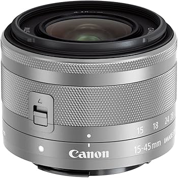 Amazon.com : Used Canon 15-45mm f3.5-6.3 IS STM EF-M (Silver) Lens