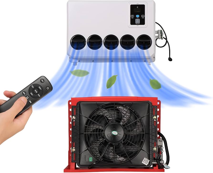 Amazon.co.jp: NEKPOKKA 12ボルト dc エアコン、rv エアコン トラック