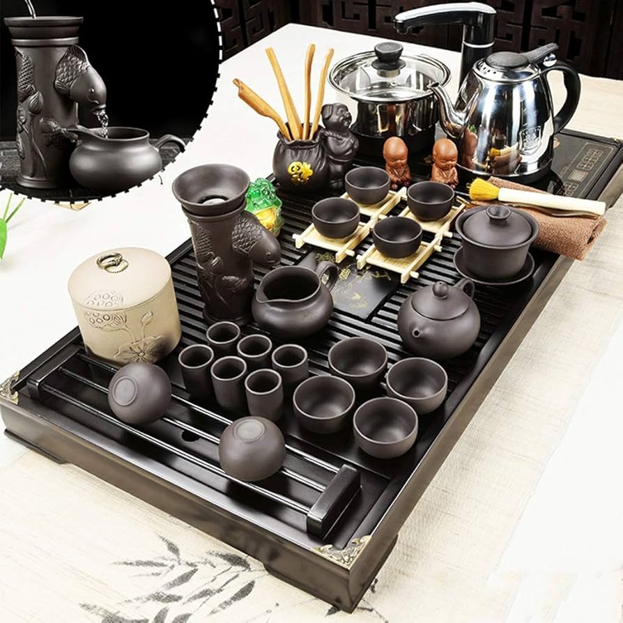 Amazon.co.jp: 茶道具 中国茶トレイ、中国茶テーブル ティートレイ