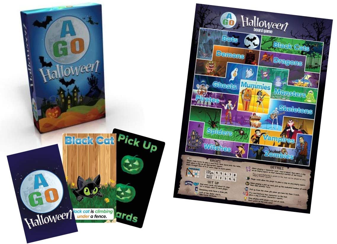 Amazon.co.jp: AGO ハロウィーン カードゲーム + ボードゲームセット