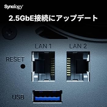 Amazon.co.jp: Synology NASキット 4ベイ DS925+ RyzenCPU 4GBメモリ